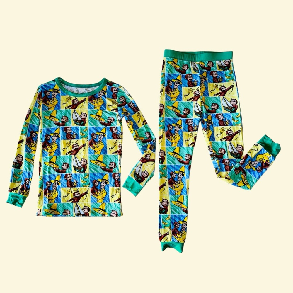 Curious George Bamboo Pj Set